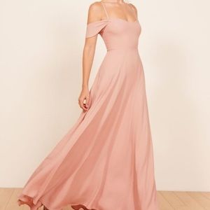 Reformation Poppy Dress in Blush size 4